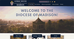 Desktop Screenshot of madisondiocese.org